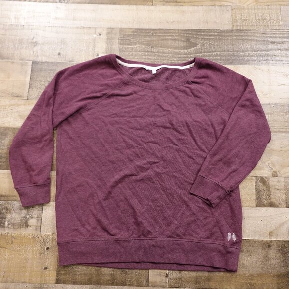 Victoria’s Secret Angel Wing Logo Pullover Sweatshirt – Women’s Large Plum - Picture 1 of 10